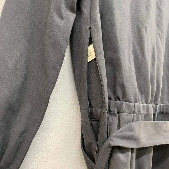 Soft Surroundings Simply Elegant Ponte Knit Wide Leg Jumpsuit Womens XS Tie Lux - Picture 10 of 16